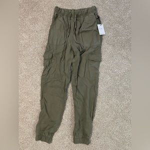 NEW WITH TAGS Olive Green Small Jogger Pants
